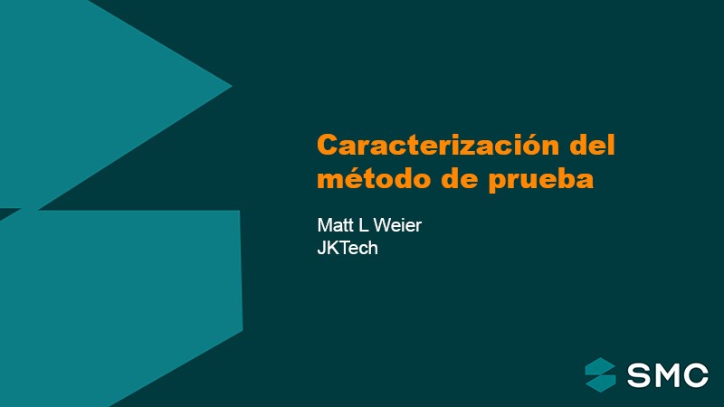 Sesión 3 - Caracterización del Método de Prueba