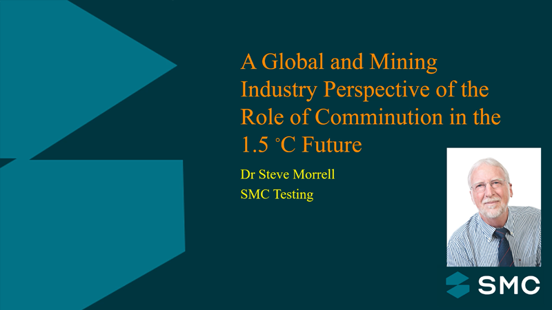 A Global and Mining Industry Perspective of the Role of Comminution in the 1.5C Future